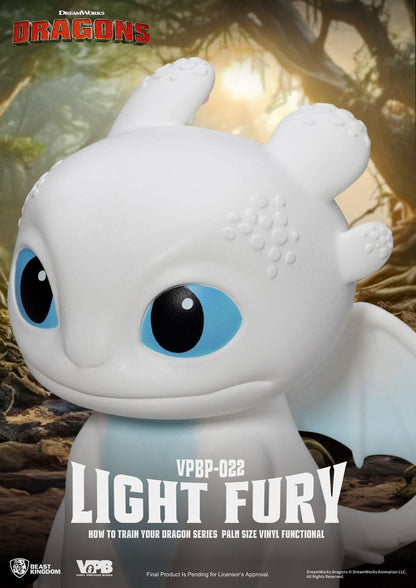 How To Train Your Dragon Piggy Vinyl Bank Light Fury 12 cm