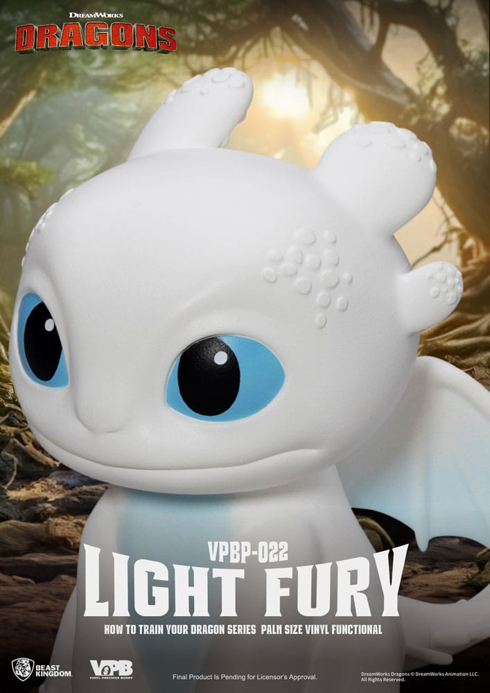 How To Train Your Dragon Piggy Vinyl Bank Light Fury 12 cm Banks