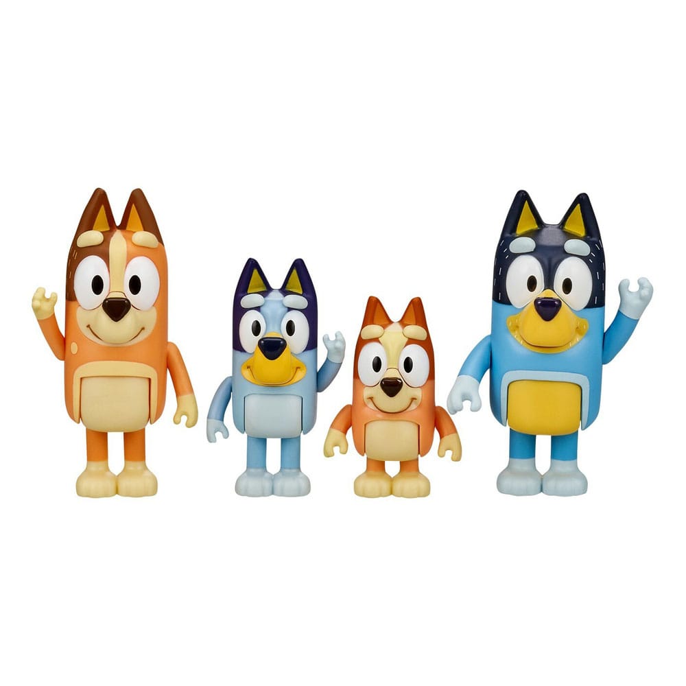 Bluey Action Figures 4-Pack Action figures