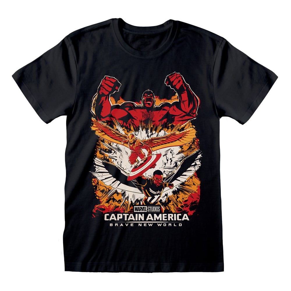Captain America Brave New World T-Shirt Montage T-shirts