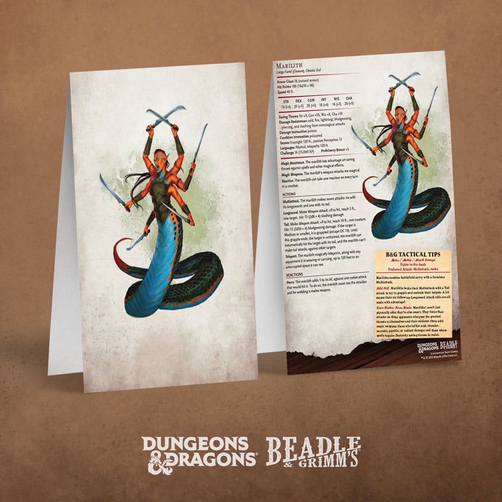 Dungeons & Dragons RPG Encounter Cards Challenge Rating 7+: Pack 1 *english*