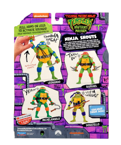 Teenage Mutant Ninja Turtles: Mutant Mayhem Ninja Shouts Action Figure Leonardo 14 cm