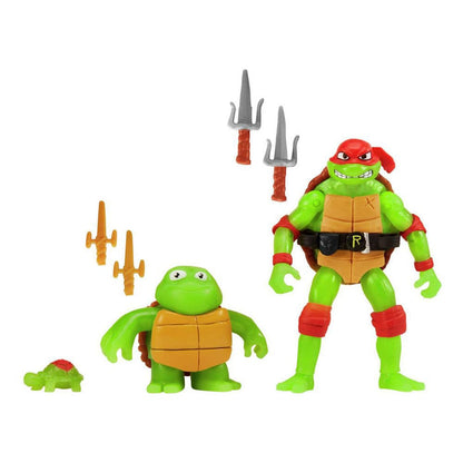 Teenage Mutant Ninja Turtles: Mutant Mayhem Action Figure 3-Pack Evolution Raphael & Leonardo Assortment (6)
