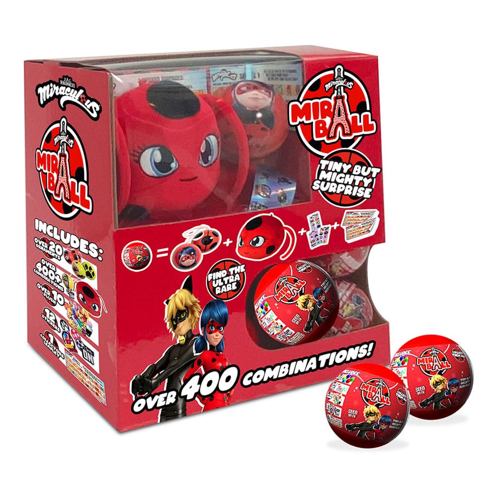 Miraculous: Tales of Ladybug & Cat Noir Mystery Miraball Display (24)