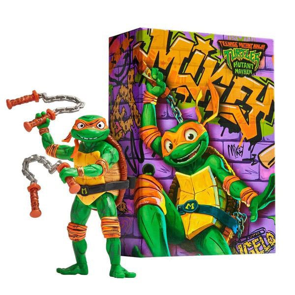 Teenage Mutant Ninja Turtles: Mutant Mayhem Action figure Comic Con Michelangelo 18 cm Action figures