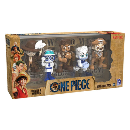 One Piece Mini figures Set Prates & Marines 6 cm