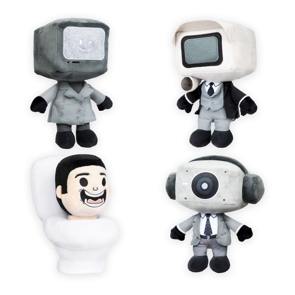 Skibidi Toilet Plush Mystery Blind Bag Display (2)