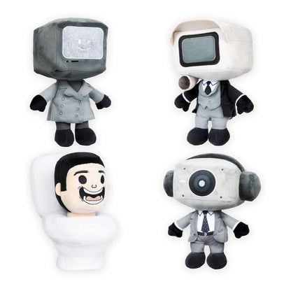 Skibidi Toilet Plush Mystery Blind Bag Display (2)