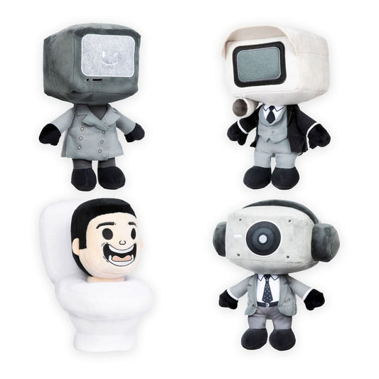Skibidi Toilet Plush Mystery Blind Bag Display (2)