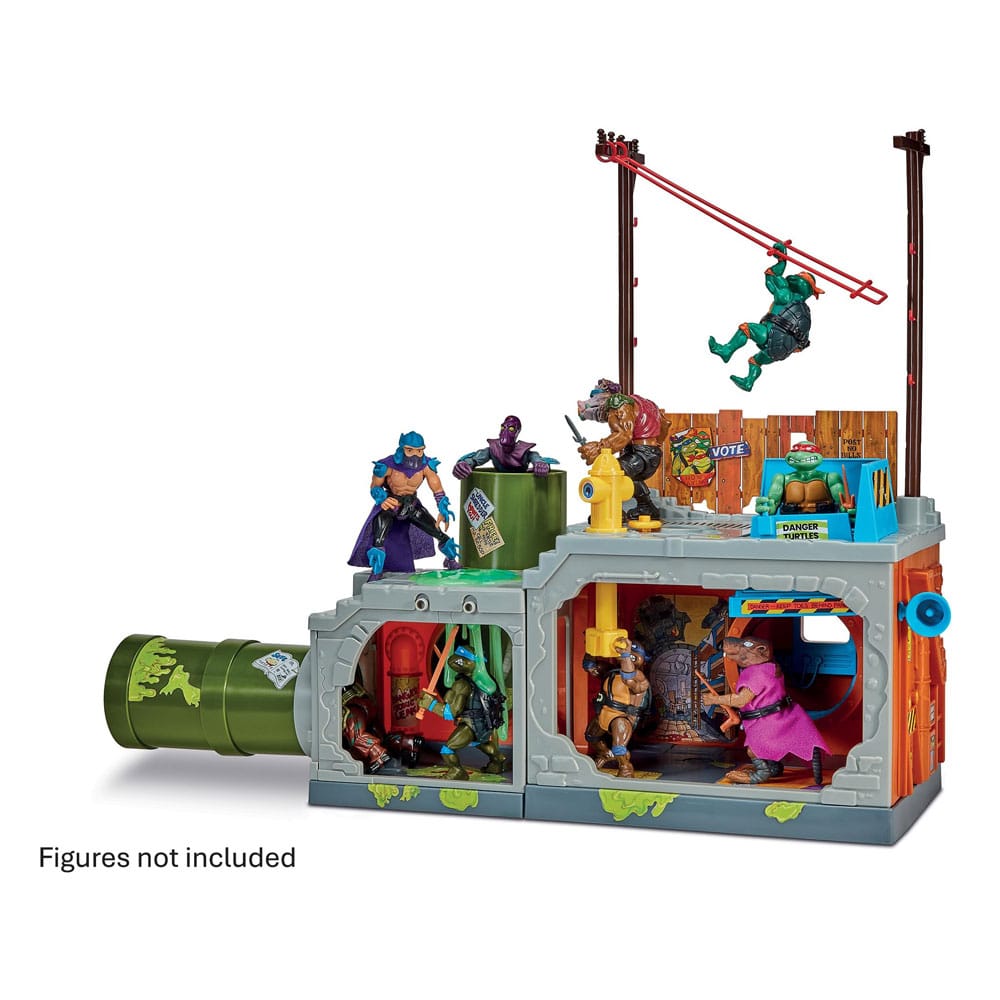 Teenage Mutant Ninja Turtles Building Secret Sewer Lid Playset Mutant Module heo EU Exclusive 30 cm Vehicles