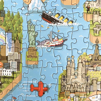 8-Bit Pixel Puzzle World Level 3 1000 Pieces