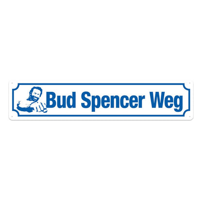 Bud Spencer Tin Sign Bud Spencer Weg 46 x 10 cm