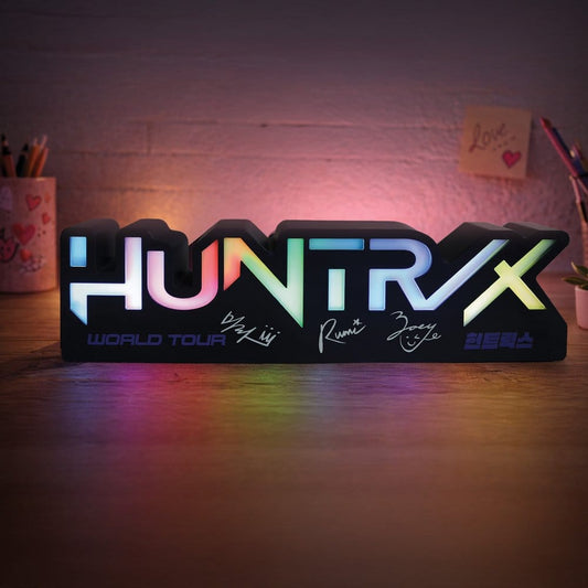 KPop Demon Hunters Lamp Huntr/x Logo