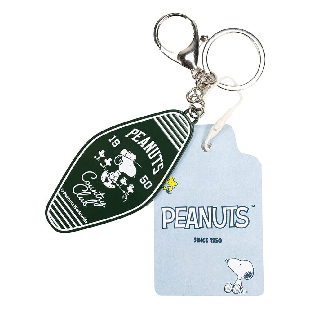 Peanuts Keychain Snoopy Country Club Keyrings