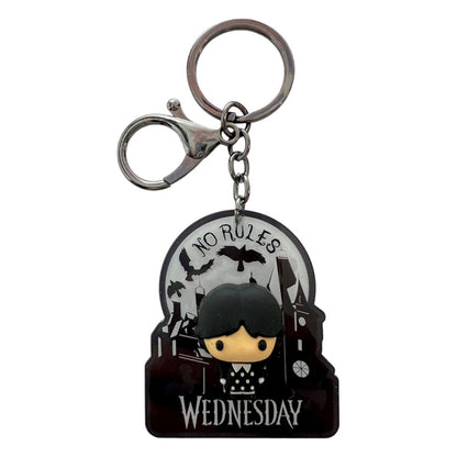 Wednesday 3D Acrylic Keychain Keyrings