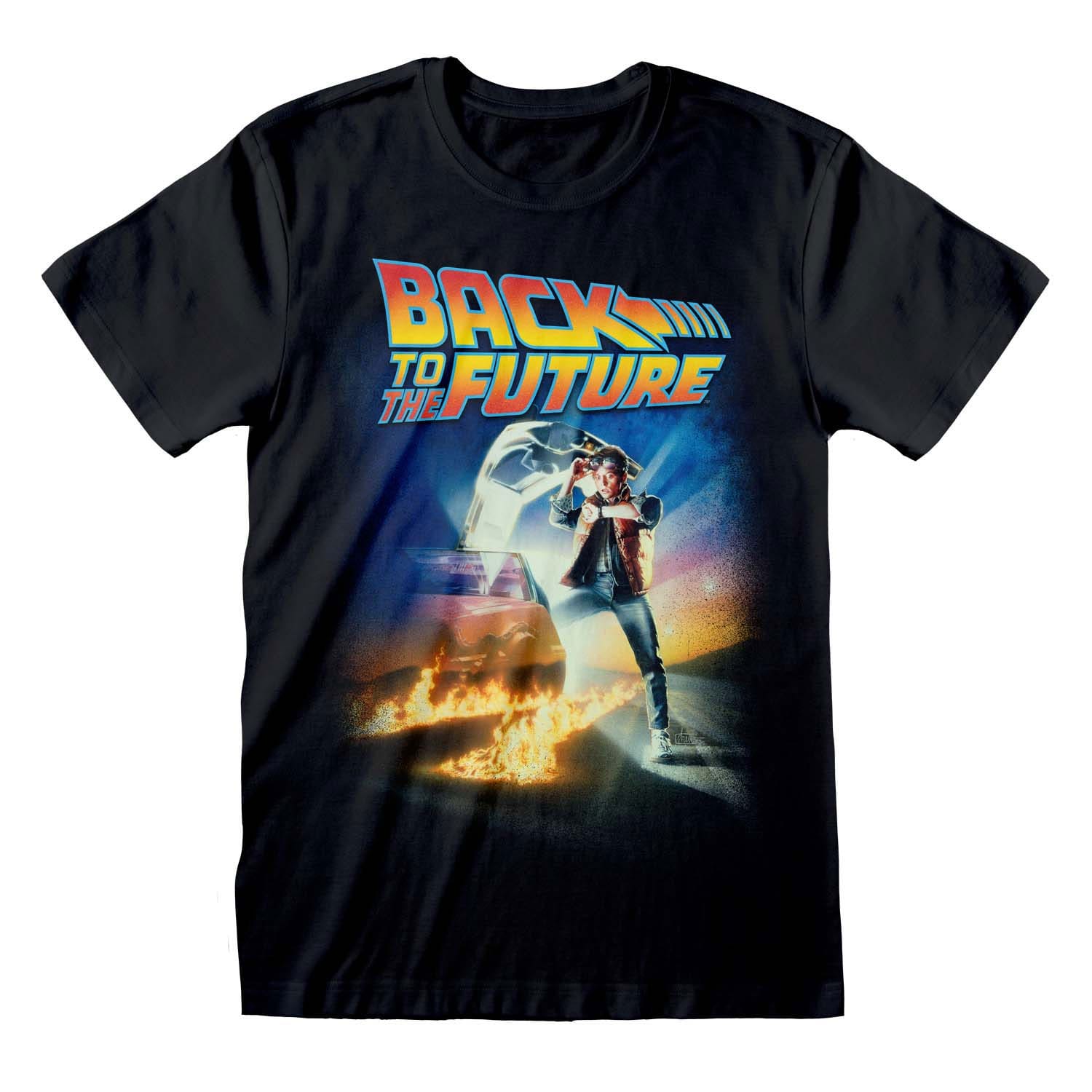 Back to the Future T-Shirt Poster Size XL T-shirts