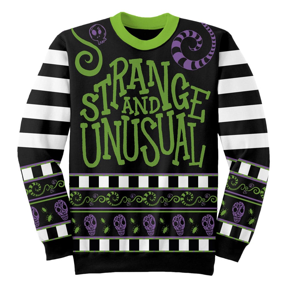 Beetlejuice Sweatshirt Jumper Strange & Unusual Size S Sweaters