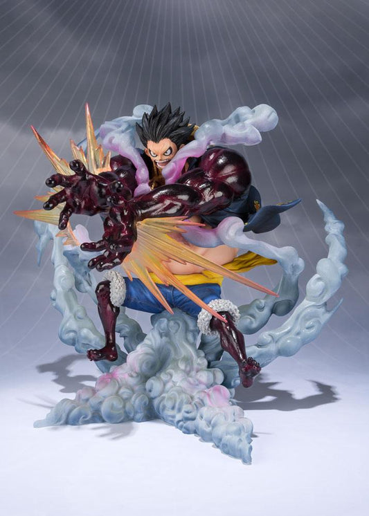 One Piece FiguartsZERO PVC Statue Monkey D. Luffy Gear 4 Leo Bazooka Reissue 18 cm Statues