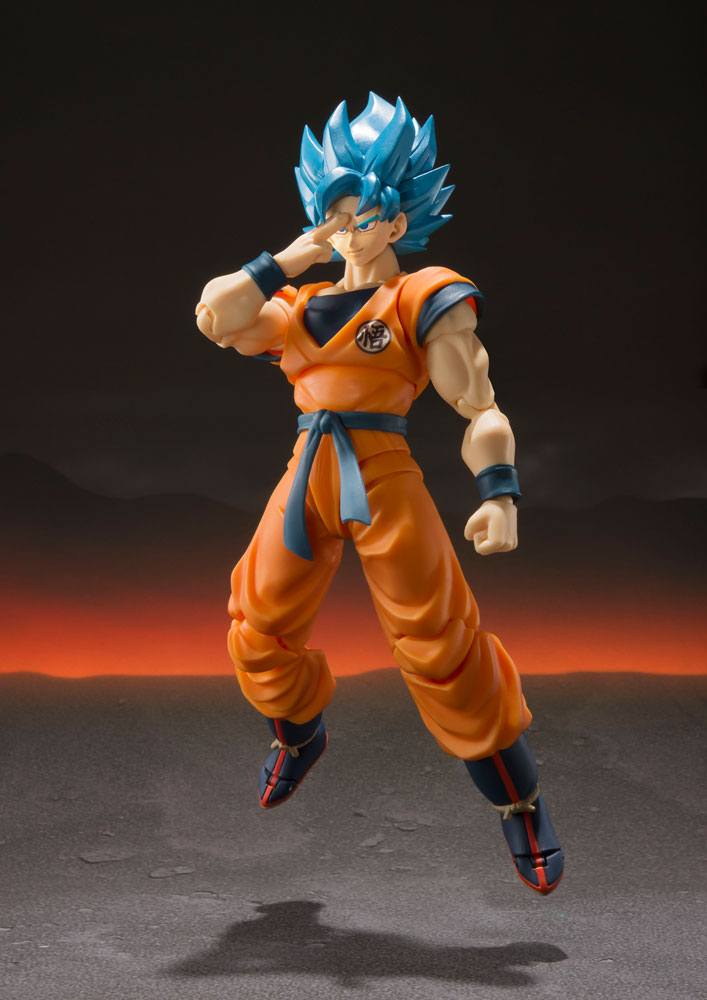 Dragon Ball Super Broly S.H. Figuarts Action Figure Super Saiyan God Super Saiyan Goku Super 14 cm Action figures