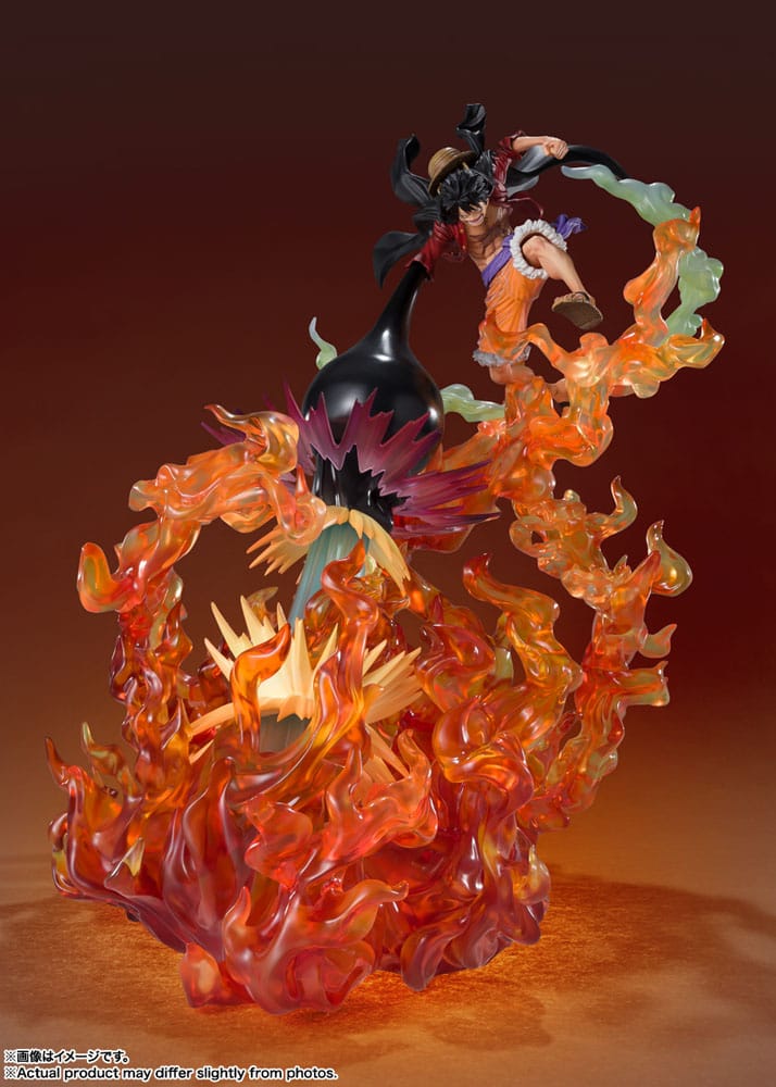 One Piece FiguartsZERO PVC Statue (Extra Battle) Luffy Red Roc 45 cm