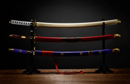 One Piece Proplica Replicas 1/1 Roronoa Zoro Three Sword Style Swords Set 95 cm