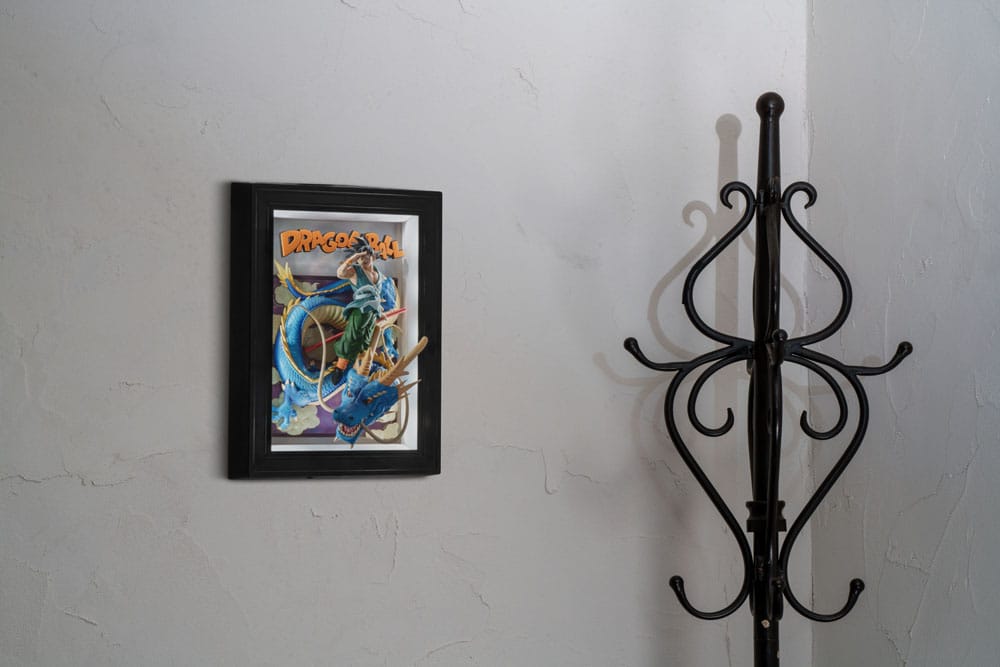 Dragon Ball Z Tamashii Art 3D Relief Picture Son Goku & Dragon 27 cm