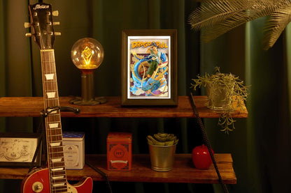 Dragon Ball Z Tamashii Art 3D Relief Picture Son Goku & Dragon 27 cm Decoration