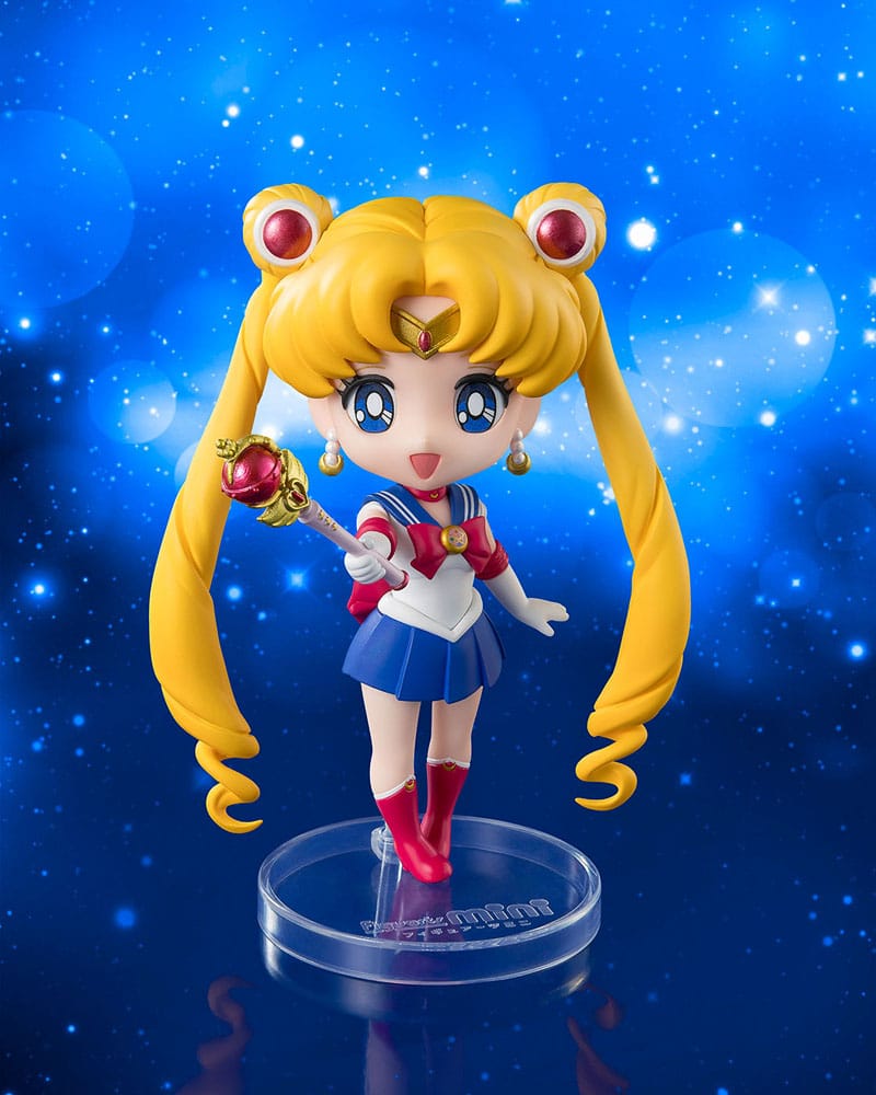 Pretty Guardian Sailor Moon R Figuarts mini Action Figure Sailor Moon Crystal Star Compact Edition 9 cm Action figures