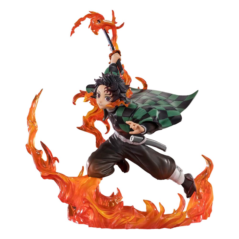 Demon Slayer: Kimetsu no Yaiba FiguartsZERO PVC Statue Kamado Tanjiro (Kyojuro Rengoku’s Sword Guard Ver.) 19 cm Action