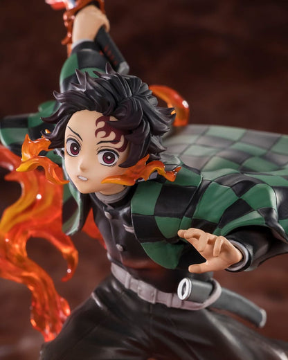 Demon Slayer: Kimetsu no Yaiba FiguartsZERO PVC Statue Kamado Tanjiro (Kyojuro Rengoku’s Sword Guard Ver.) 19 cm Action