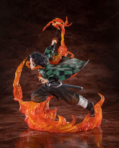 Demon Slayer: Kimetsu no Yaiba FiguartsZERO PVC Statue Kamado Tanjiro (Kyojuro Rengoku’s Sword Guard Ver.) 19 cm Action