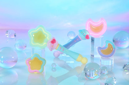 Magical Sisters Lulutto Lilly Proplica Replica Moontoneoneon & GlassHeart DreamPact Set 25 cm