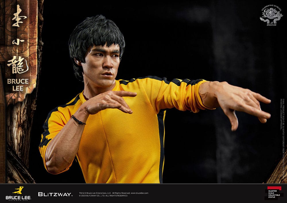 Bruce Lee Statue 1/4 50th Anniversary Tribute 55 cm