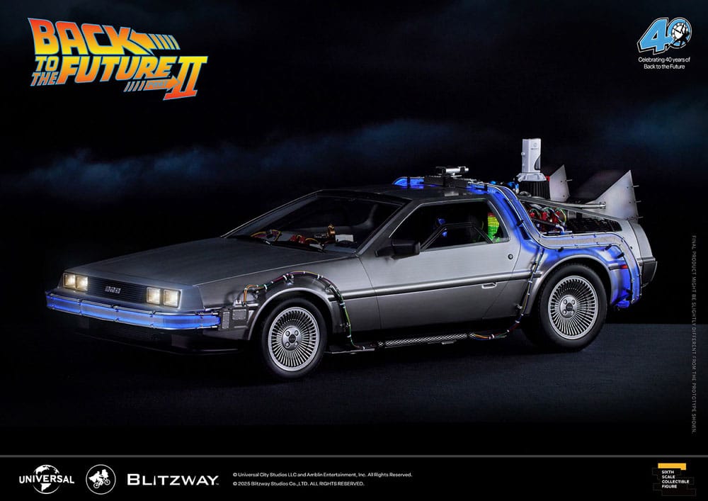 Back to the Future II Premium UMS vehicle 1/6 Time Machine 74 cm