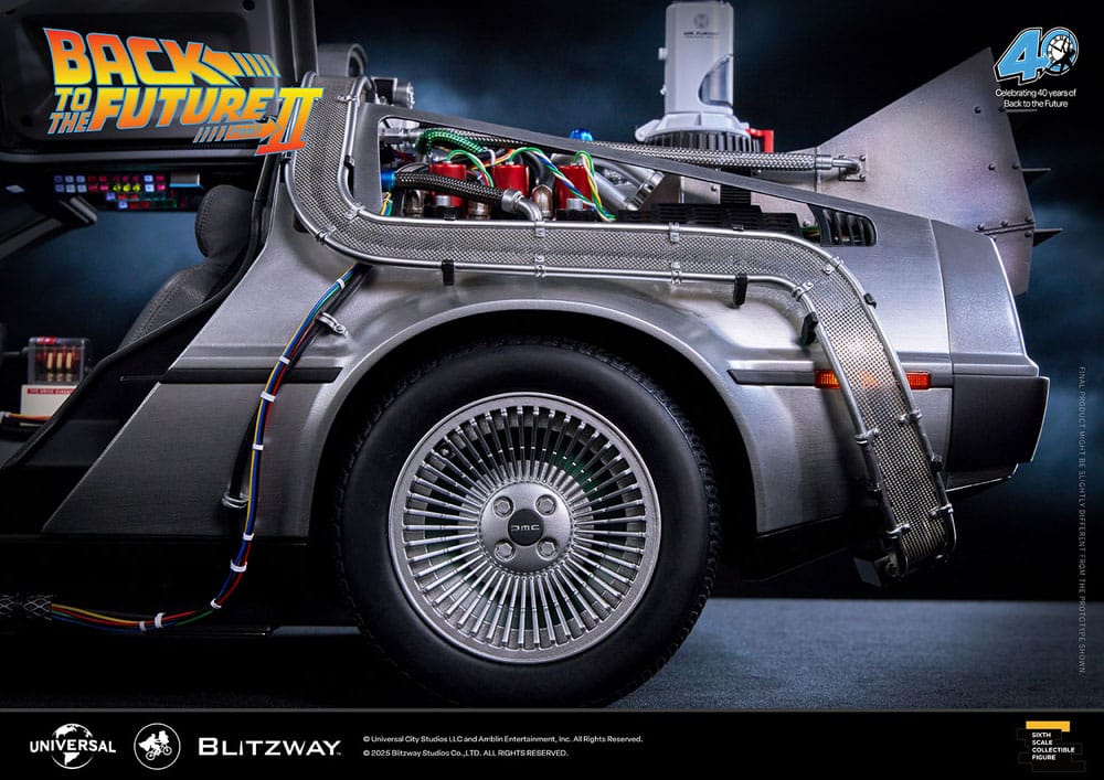 Back to the Future II Premium UMS vehicle 1/6 Time Machine 74 cm