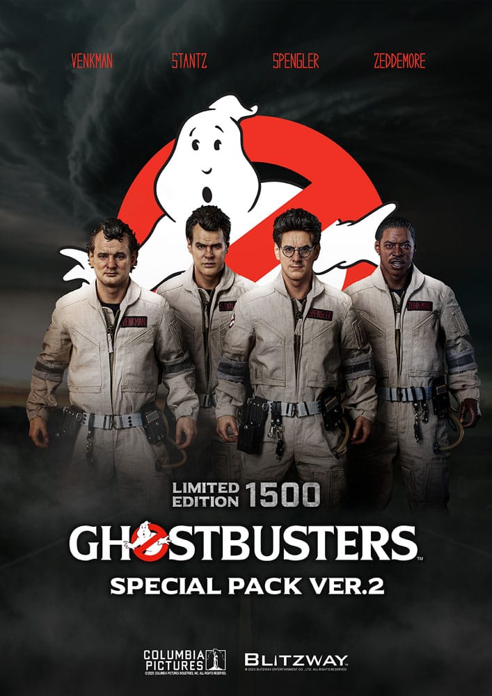 Ghostbusters Premium UMS Action Figure 4-Pack 1/6 Venkman, Stantz, Spengler, Zeddemore Ver. 2 31 cm
