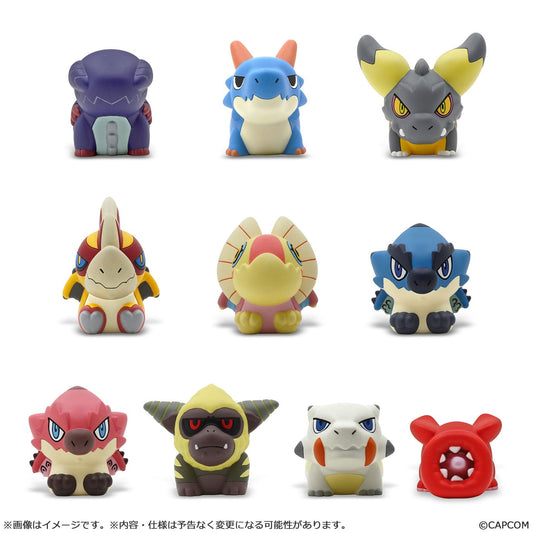 Monster Hunter Figure Builder Trading Figures 3 - 5 cm Finger Puppet Monster Hunter Vol. 2 (10) Mini-figures