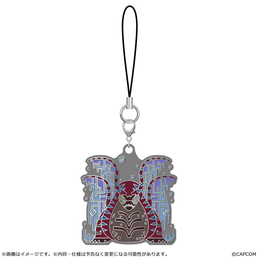 Monster Hunter Wilds Metal Keychain Monster Icon 5 cm Assortment (10) Keyrings