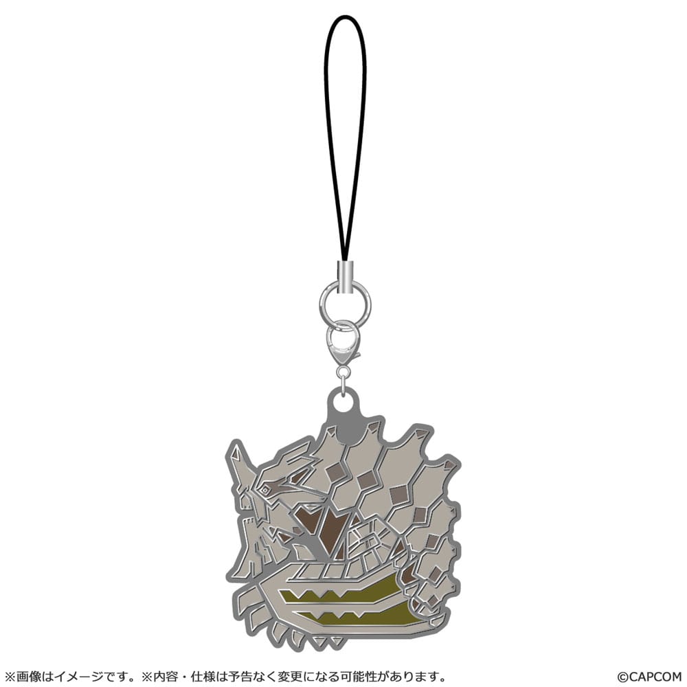 Monster Hunter Wilds Metal Keychain Monster Icon 5 cm Assortment (10) Keyrings