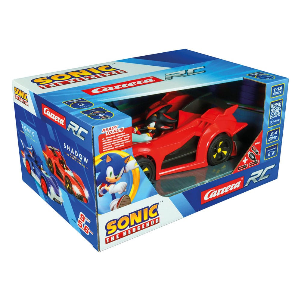 Sonic the Hedgehog Cart RC remote-controlled car 1/18 2.4GHz Shadow Performance R/C Toys
