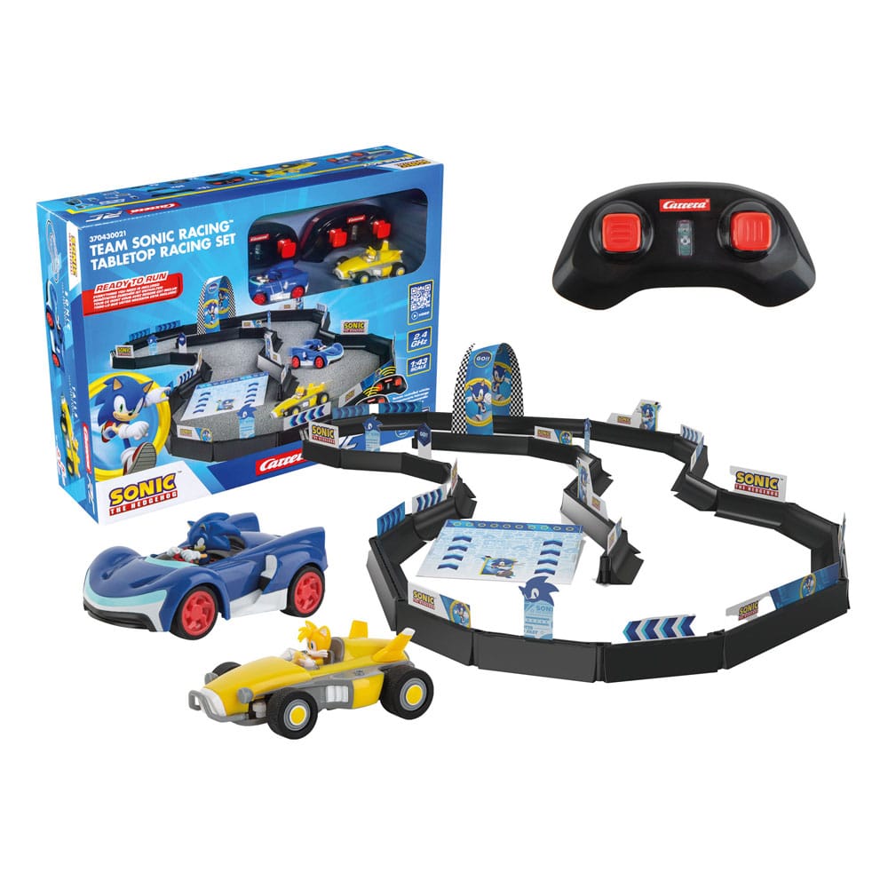 Sonic the Hedgehog RC remote-controlled Car 1/43 2.4GHz Tabletop Racing Set R/C Toys