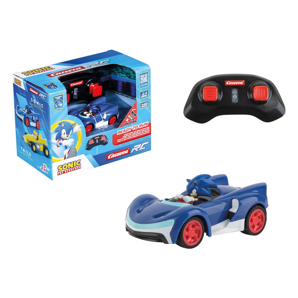 Sonic the Hedgehog RC remote-controlled Car 1/43 2.4GHz Mini Sonic