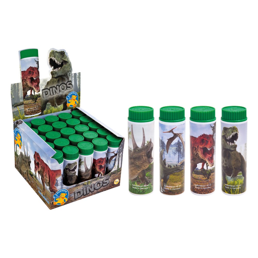 Classic Pustefix Soap Bubble Bottle Dinosaurs Assortment (25)