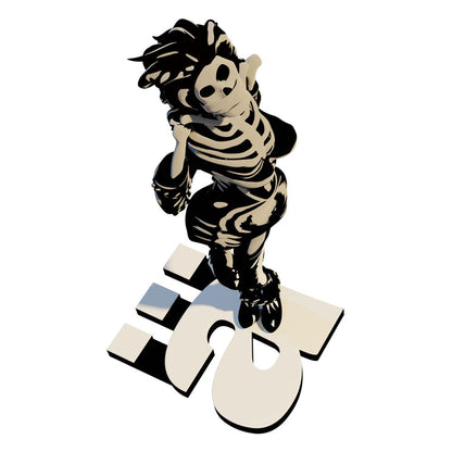 Die Ärzte  Statue 1/10 Gwendoline Skelett 17 cm