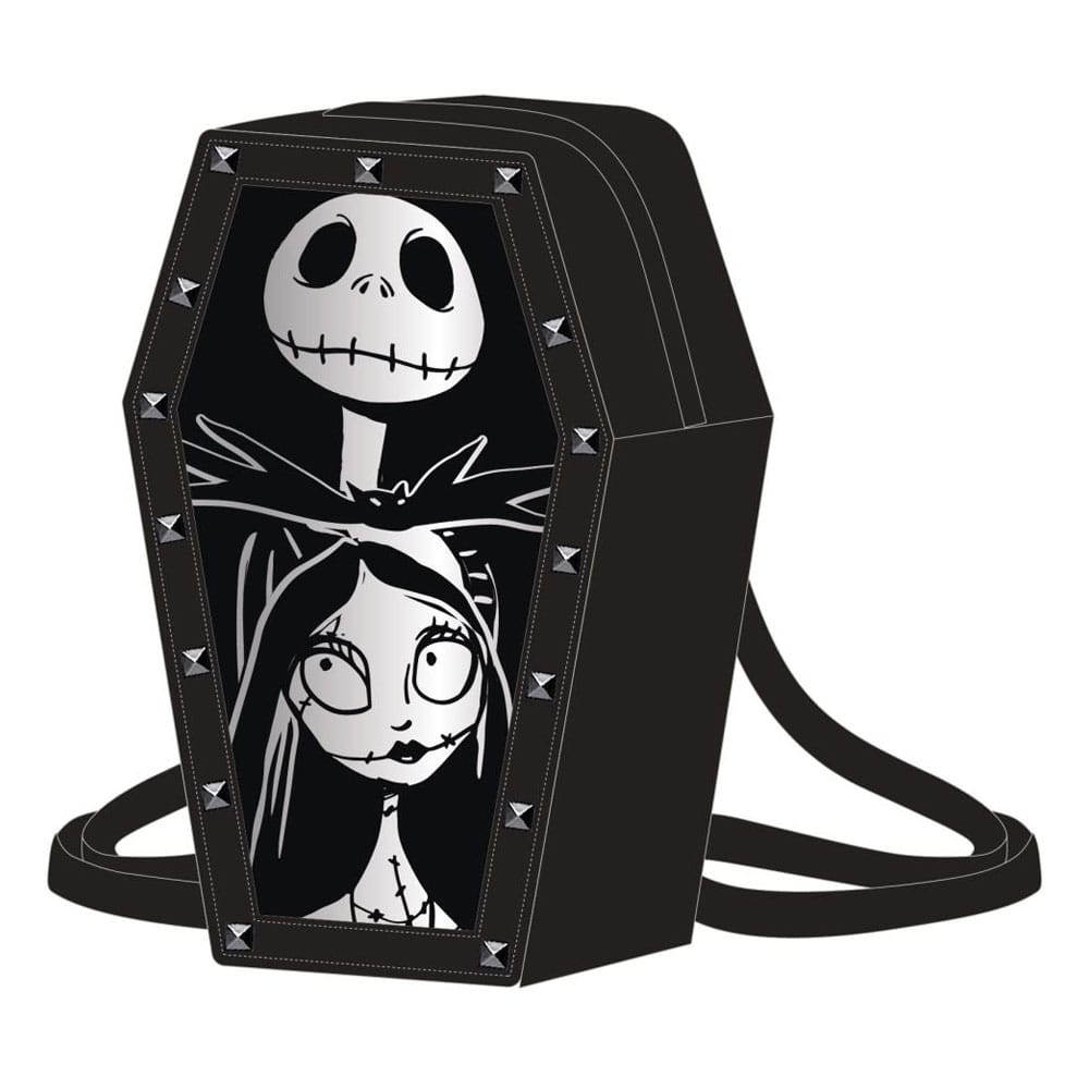 The Nightmare before Christmas Fashion - Faux Leather Backpack Jack Coffin-shaped Bags
