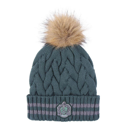 Harry Potter Beanie Pompon Slytherin Dark Green