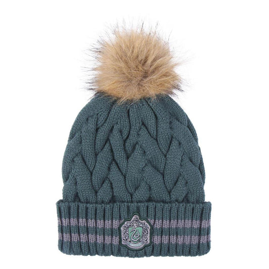 Harry Potter Beanie Pompon Slytherin Dark Green Beanies & Caps