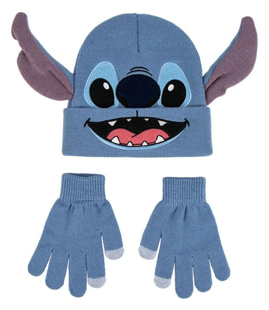 Lilo & Stitch Beanie & Gloves 2-Set Stitch