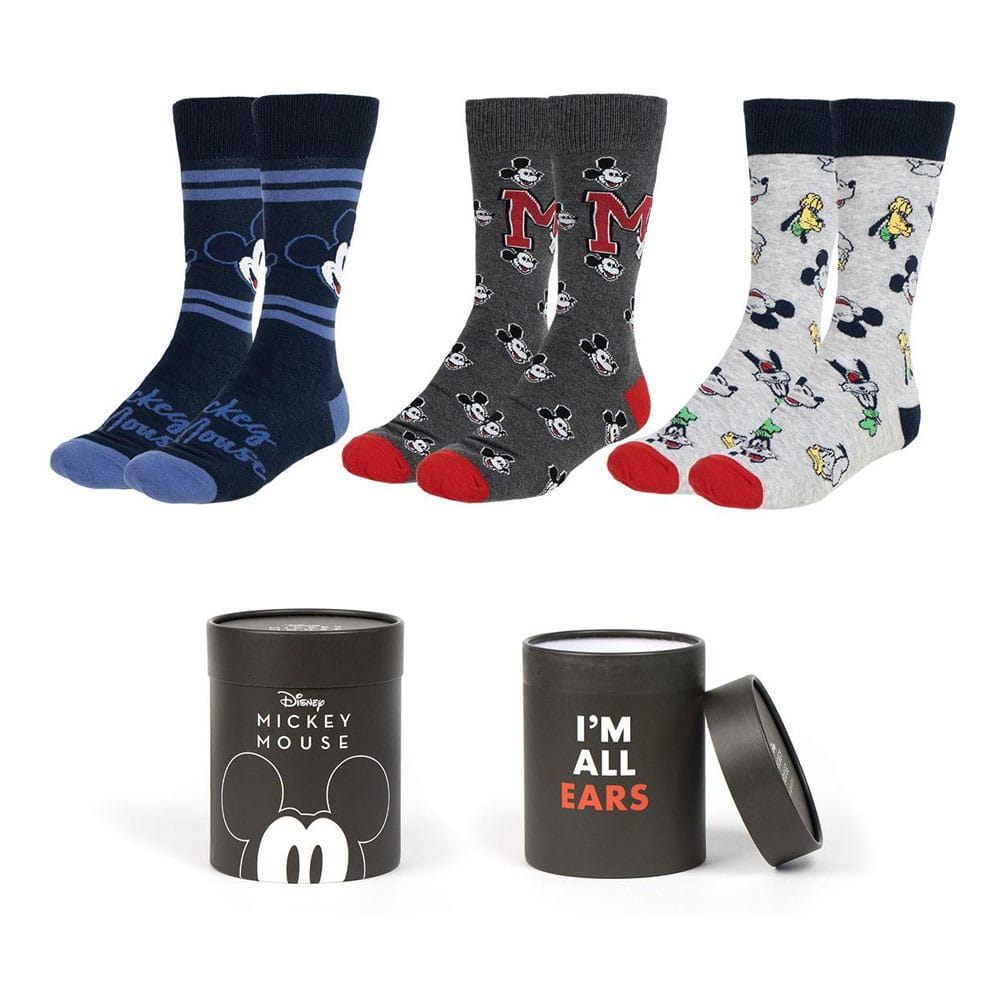 Disney Socks 3-Pack Mickey 38-45 Footwear