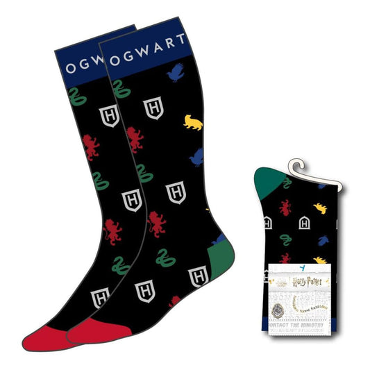 Harry Potter Socks Houses Logos 38-45 Footwear